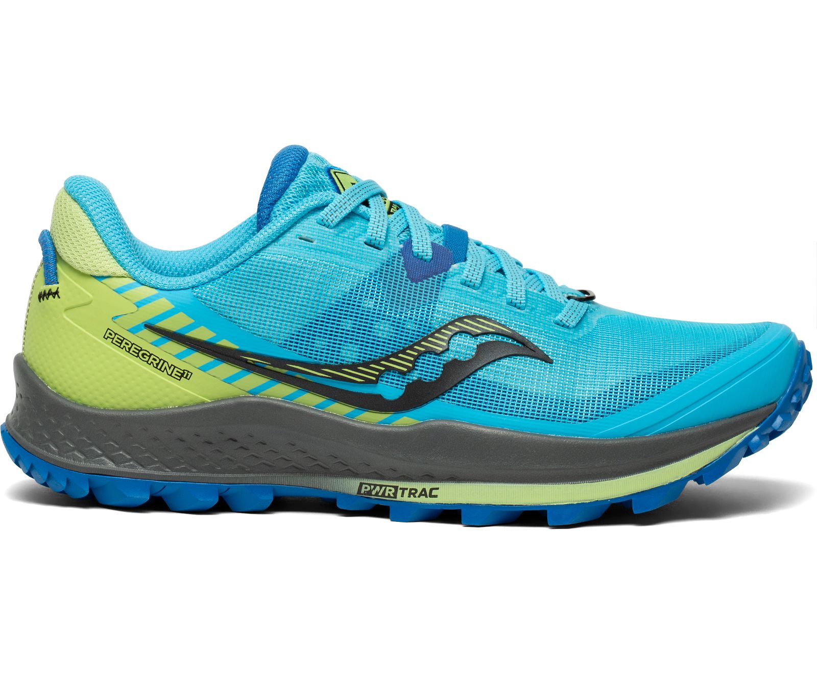 Saucony Peregrine 11 Women\'s Trail Running Shoes Blue / Green | AU 231VRWD